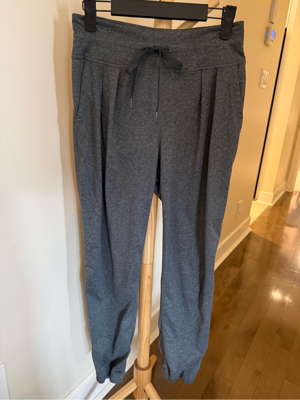 Lole Dark Gray Drawstring Jogger Track Pants